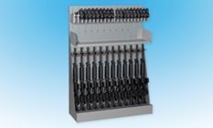 open rack weapon storage systems