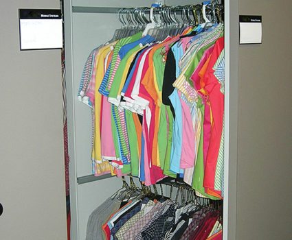 retail clothing storage
