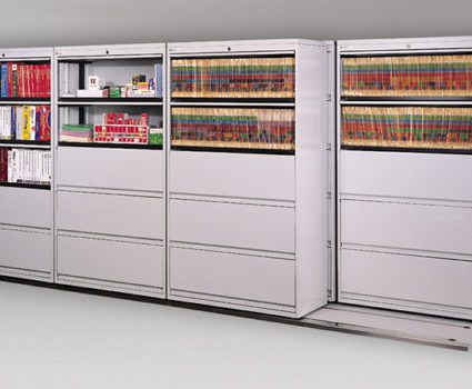 Tab Rolling File Storage Systems, Industrial Sliding Storage Shelves Canada